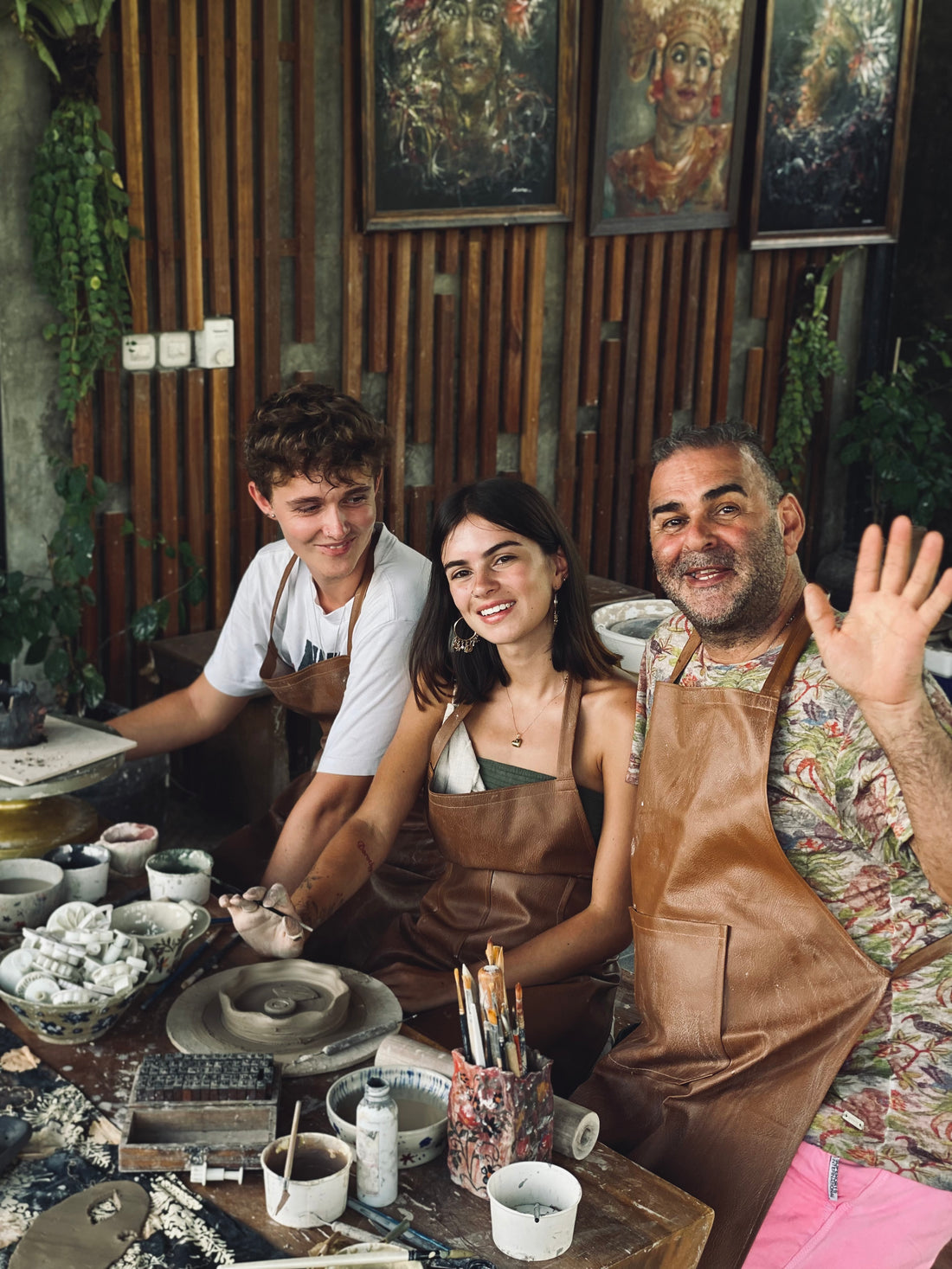 Pottery workshop at Setungku Studio Ubud Bali