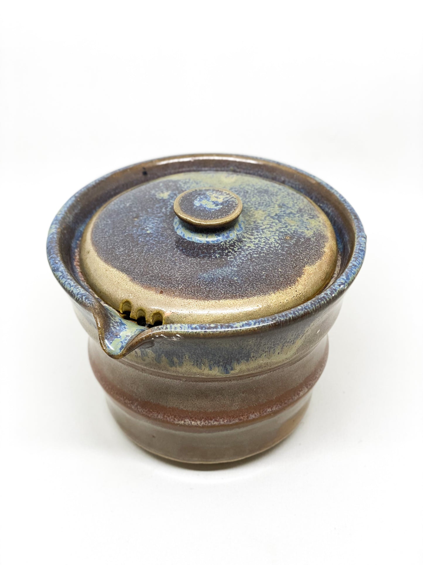Subak Gaiwan ceramics teapot - dusk color