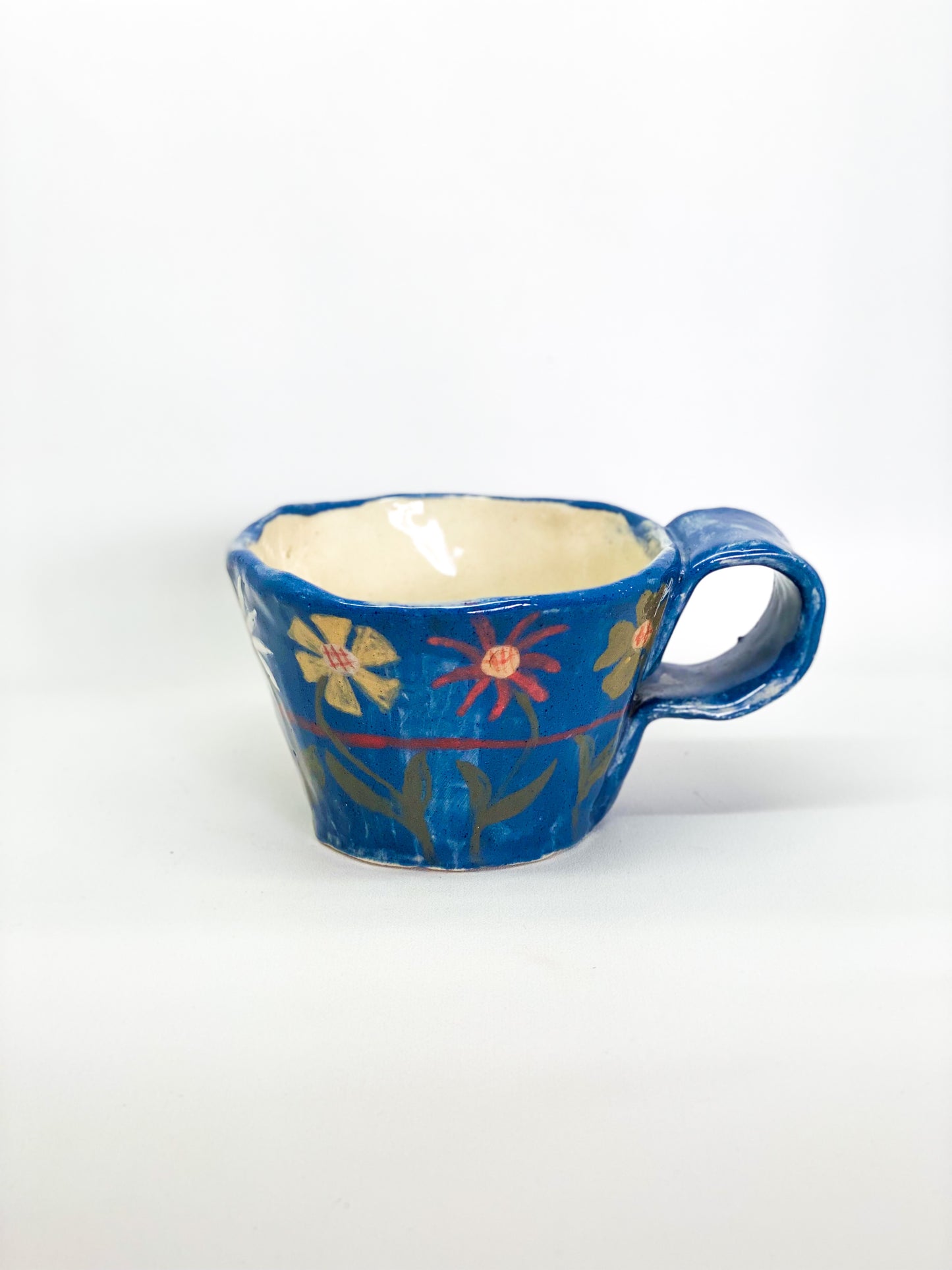 Blue garden tea cup - Mother’s garden series