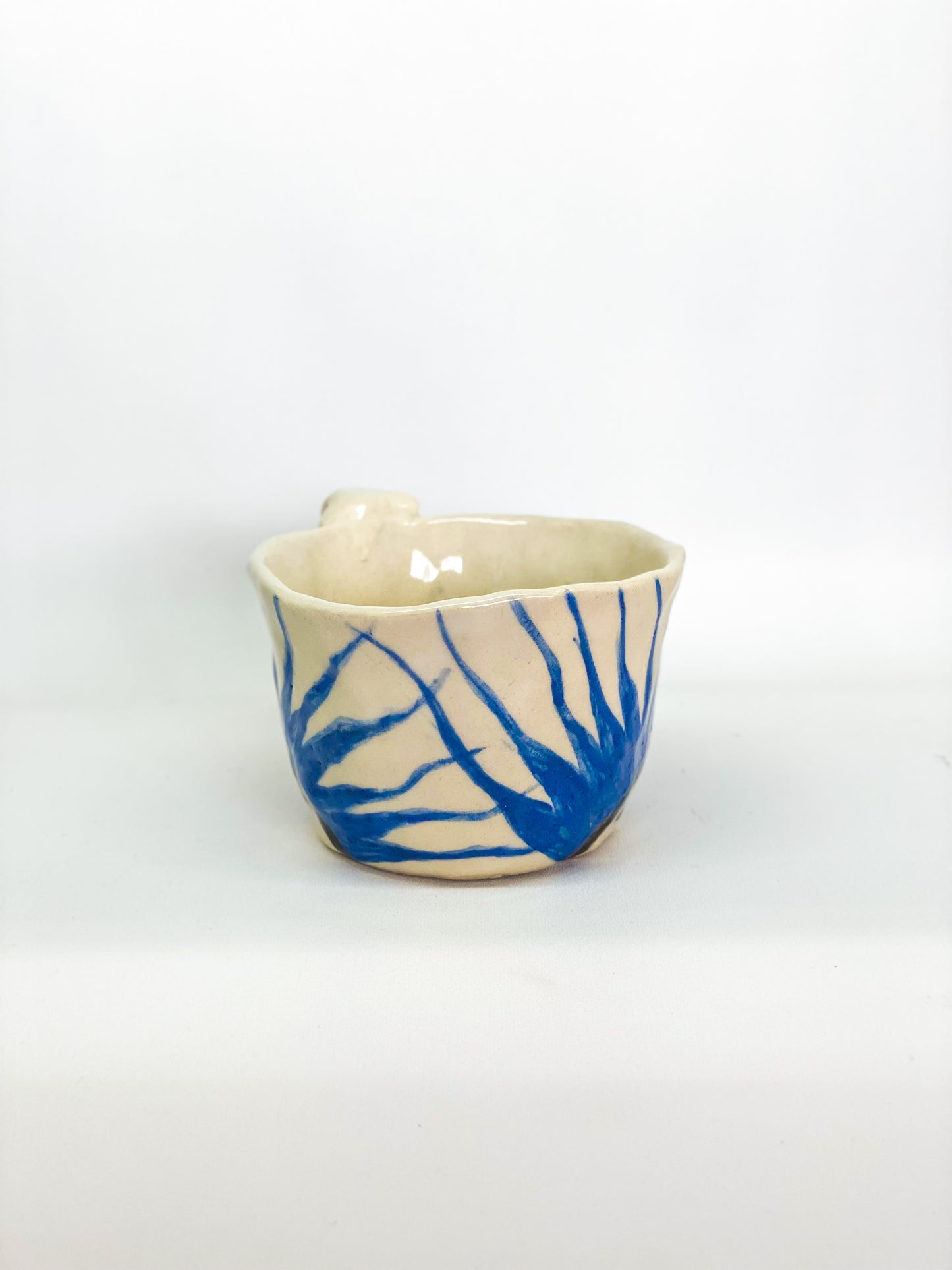 Blue Orchids tea cup - Mother’s garden series