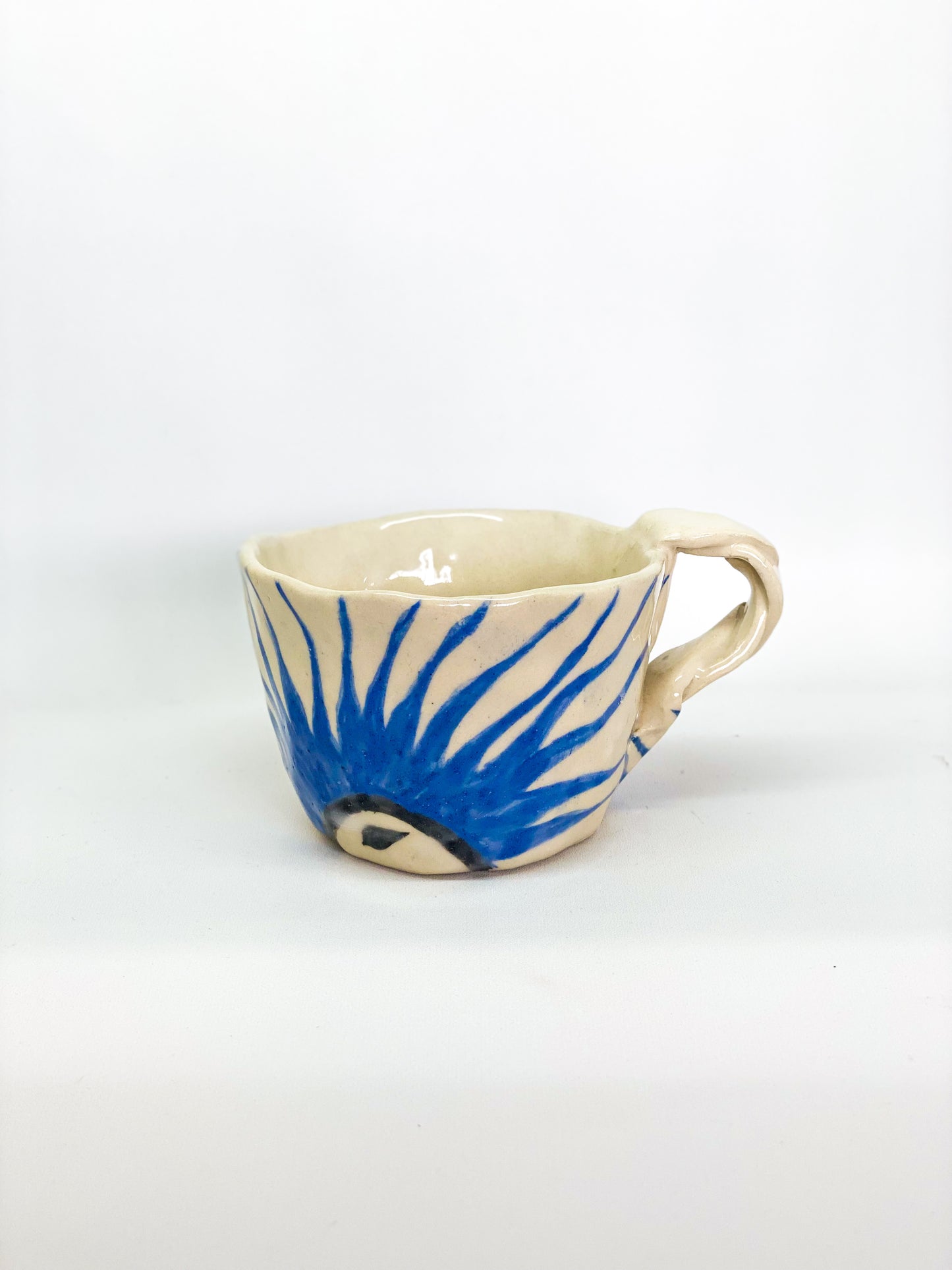 Blue Orchids tea cup - Mother’s garden series