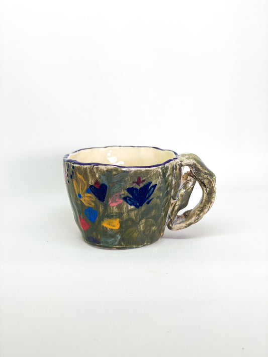 Backyard garden tea cup - Mother’s garden series