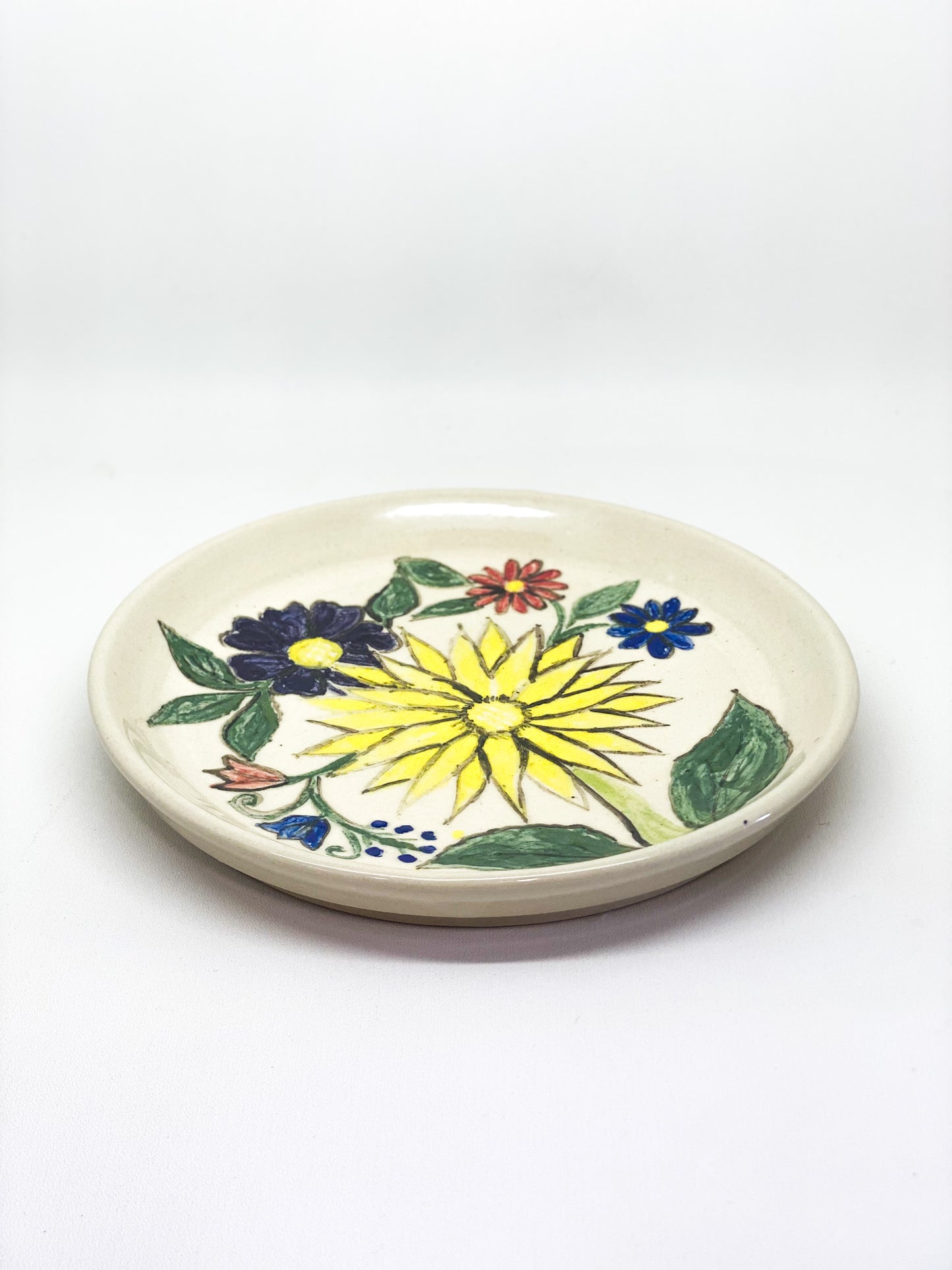 Sunflower side plate - Mother’s garden series