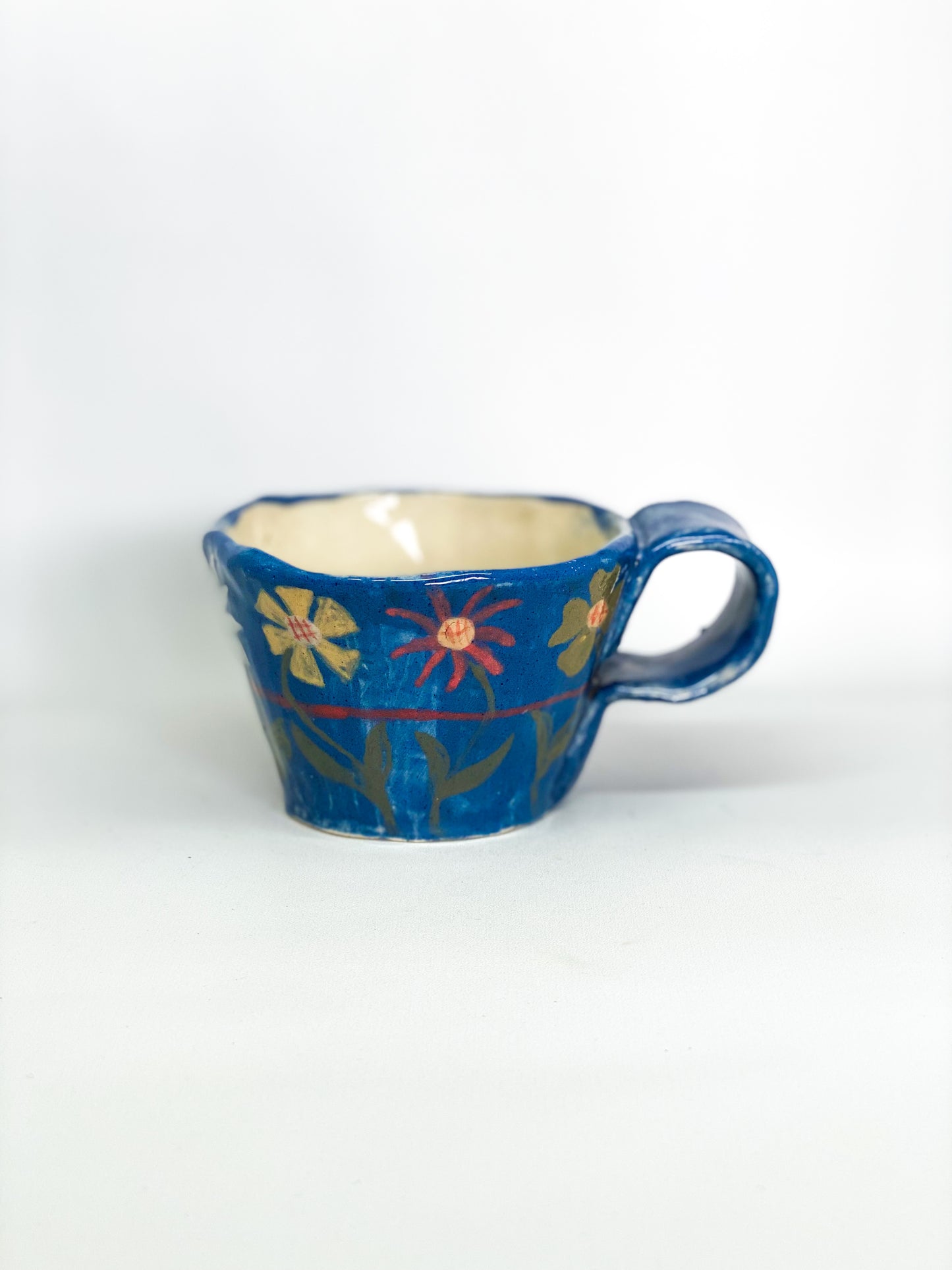 Blue garden tea cup - Mother’s garden series